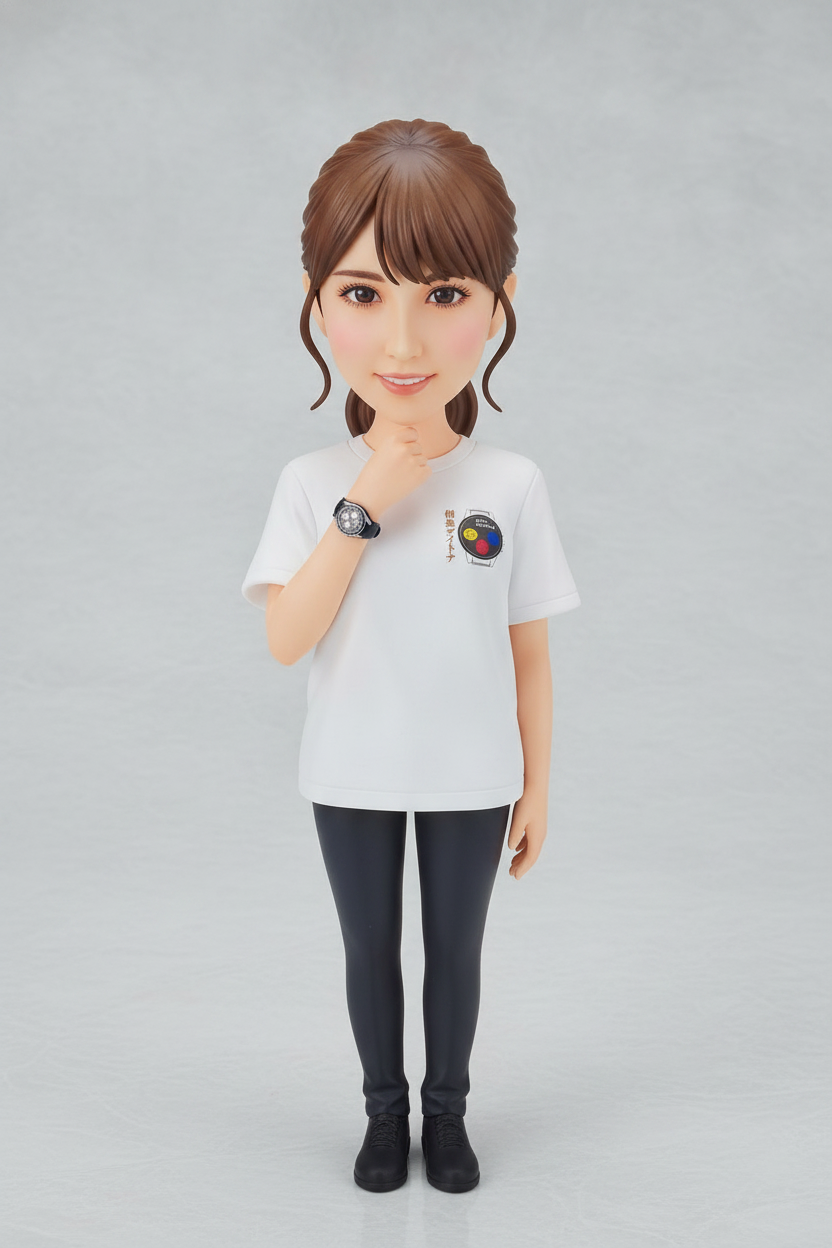 写真をアクスタ・3頭身に変換した見本①