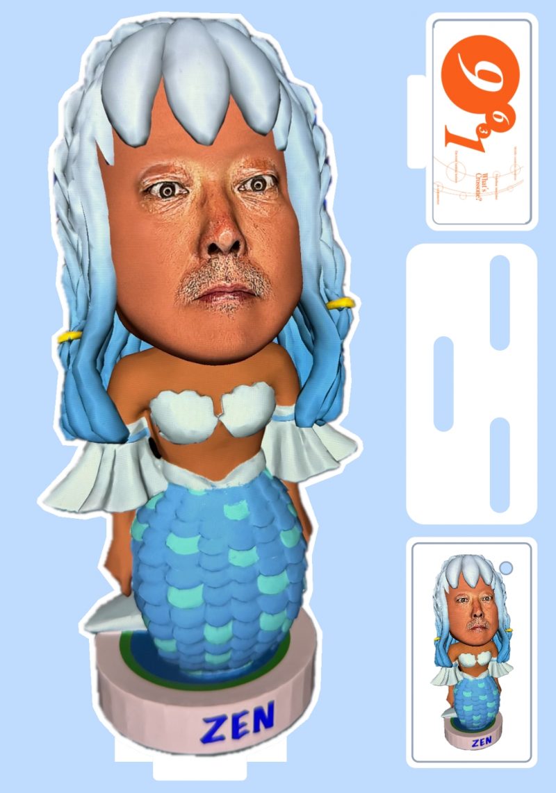 ZENの人魚のアクリルスタンド