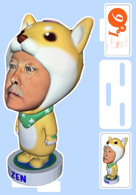 ZENの柴犬のアクスタ