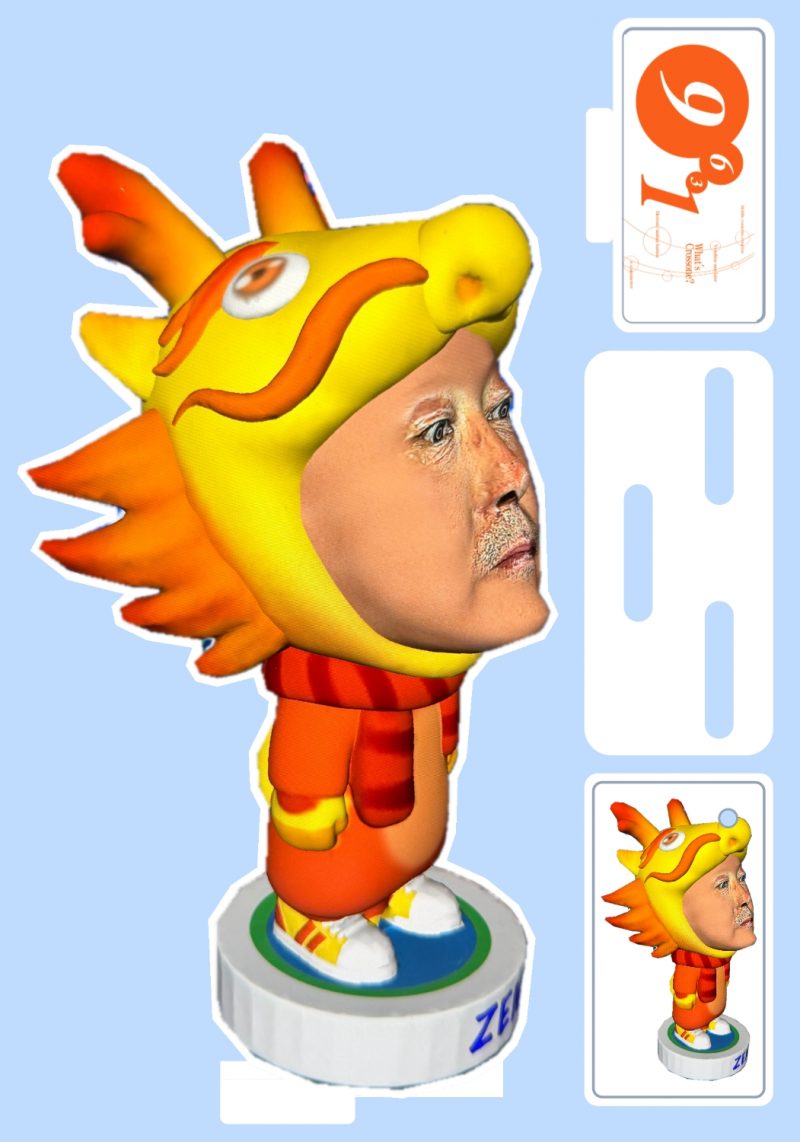 ZENのドラゴンのアクリルスタンド